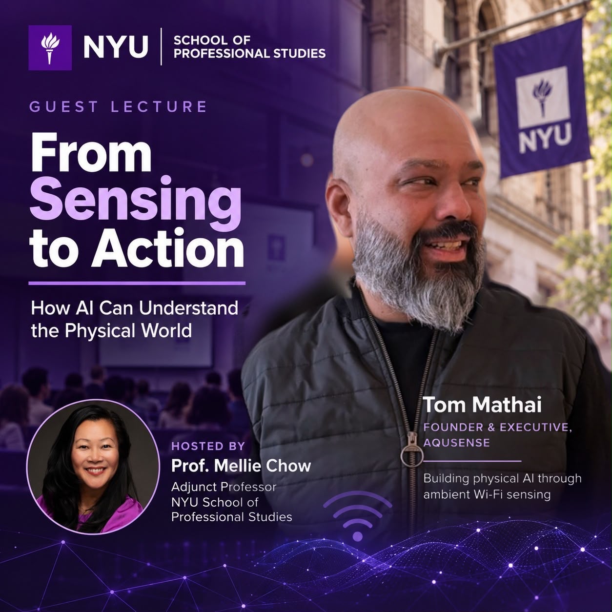 Aqusense at NYU: How AI Can Understand the Physical World
