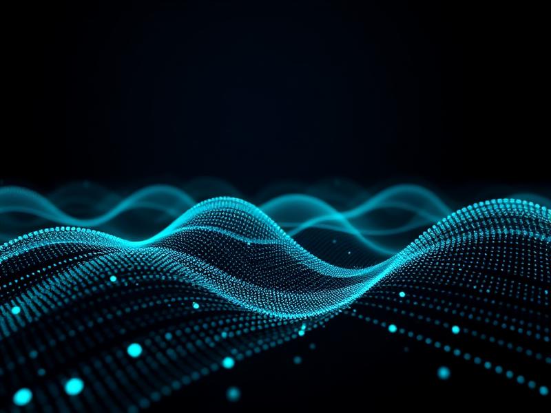 AI signal processing visualization
